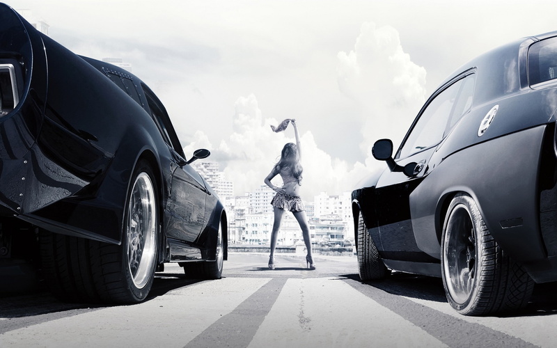 women, wheel, adult, road, 2K, hd, outdoors, profile view, transportation, movie, sky, car, day, standing, nature, cloud - sky, side view, furious, full length