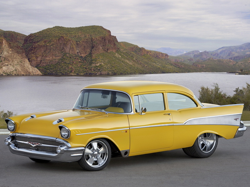 muscle, 1957, 1080P, rods, retro, hot, rod, chevrolet, bel, air