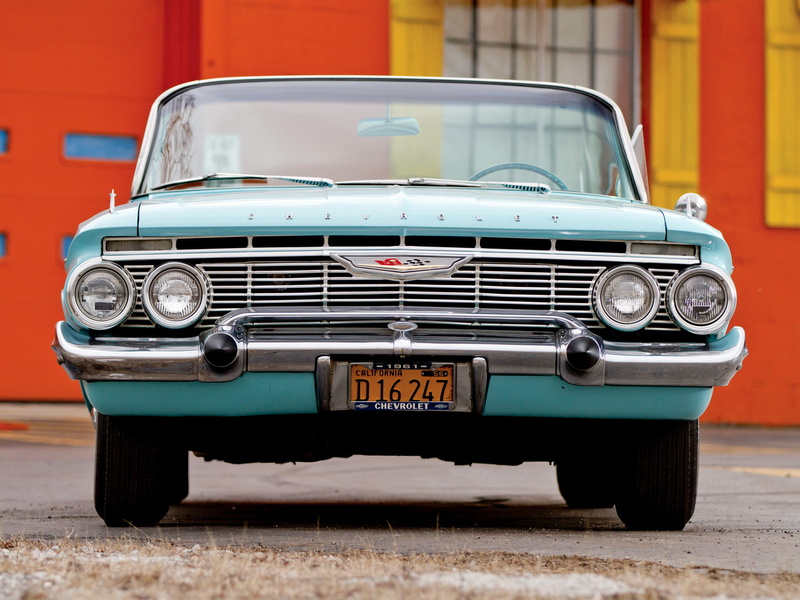 muscle, 1080P, retro, chevrolet, impala, convertible, s s, 1961, classic