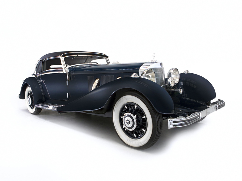 benz, 500k, luxury, 1935, mercedes, cabriolet, retro, 1080P
