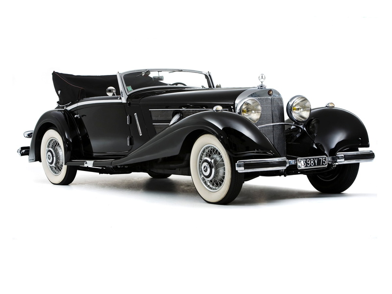 mercedes, 1935, 1080P, benz, retro, 500k, luxury, cabriolet