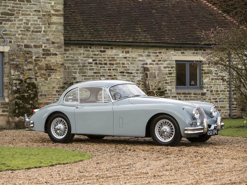 1958, 720P, cars, head, coupe, xk150, jaguar, fixed, classic