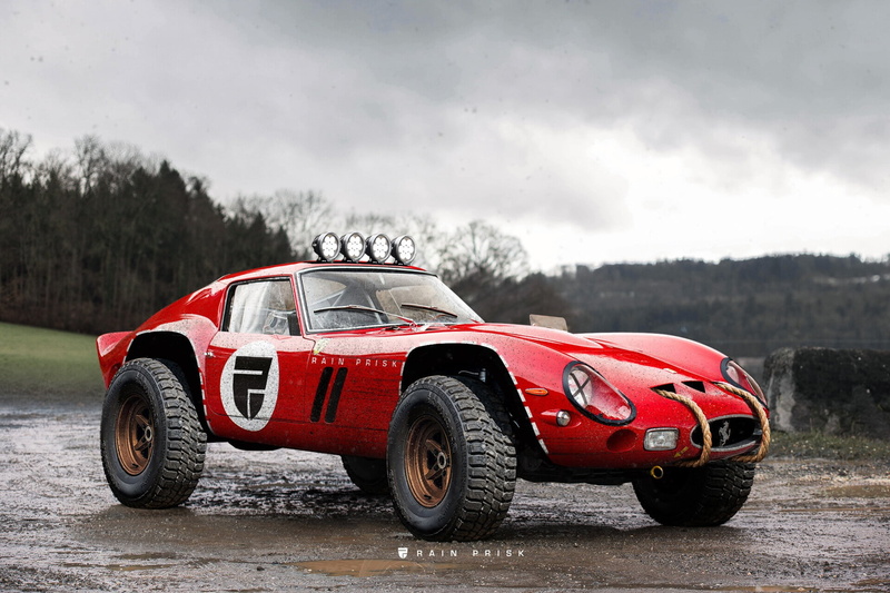 Red, Render, Transport and Vehicles, Concept Art, Ferrari 250 GTO, Rain Prisk, SUV, 1080P, by Rain Prisk, Rendering, Car, Machine, Tuning