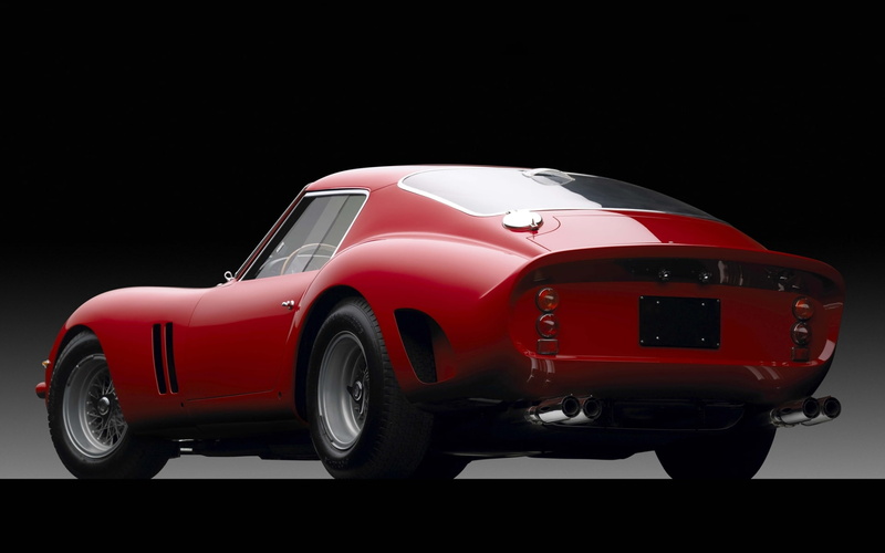 1962, 250, classic, supercar, twilight, beautiful car, GTO, TRP, Ferrari, 1080P, red, rear view