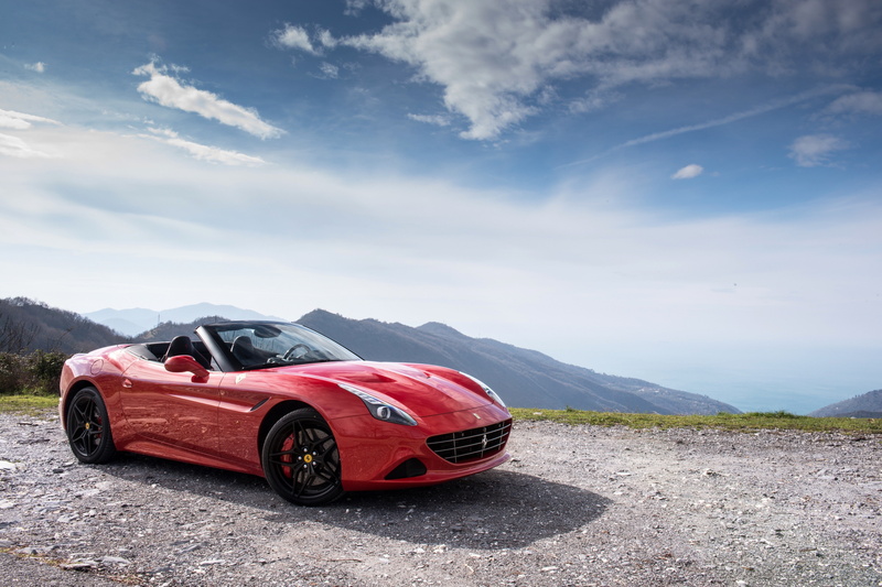 red, Speciale Handing, Ferrari, California T, t, 4K, sky, car, california