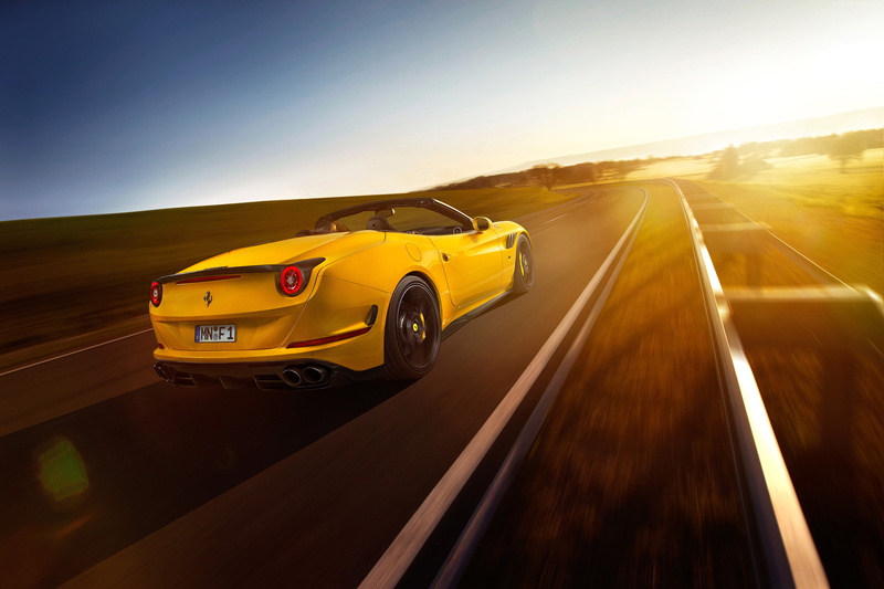 Ferrari California T, 4K, yellow, Novitec Rosso