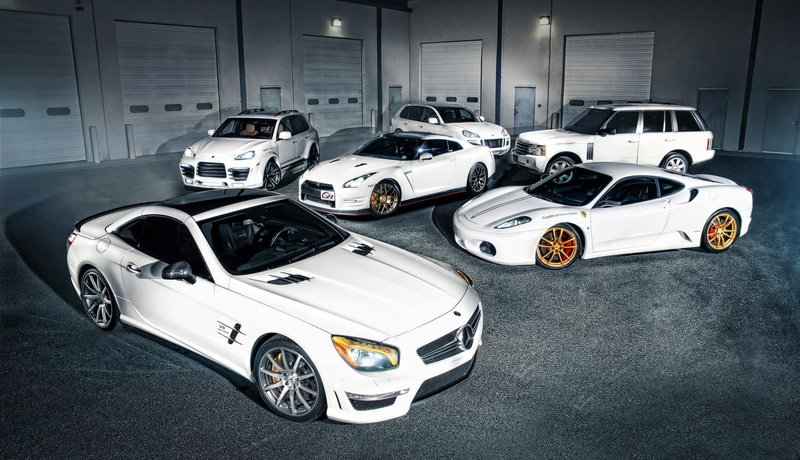 Mercedes-Benz, 1080P, GT-R, Cayenne, Ferrari, Range Rover, white, Porsche, Nissan, Land Rover, SL-class, F430