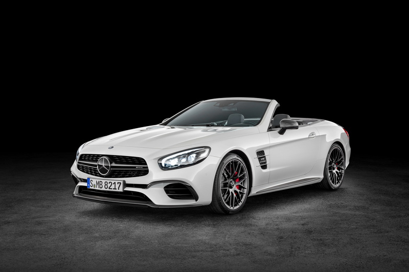 4K, AMG, convertible, Mercedes, SL-Class, Mercedes-Benz, white, without a roof, R231