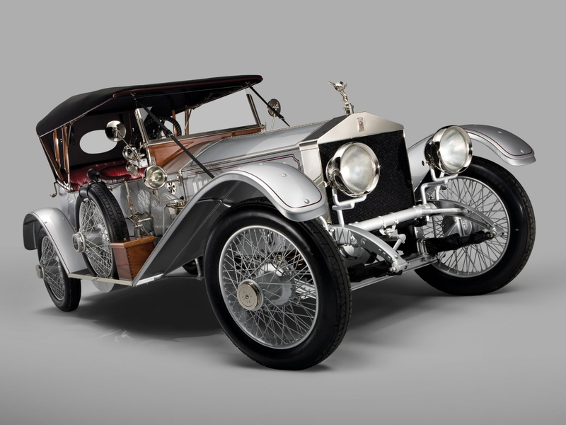 rolls, l e, ghost, 1080P, retro, royce, wheels, wheel, luxury, 1915, tourer, silver