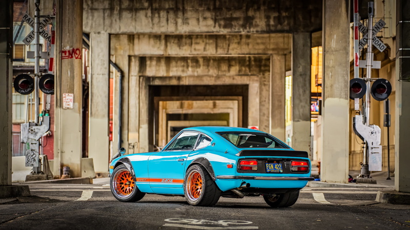 Car, Datsun 240, Datsun, Old Car, 1080P, Sport Car, Datsun 240Z, Blue Car