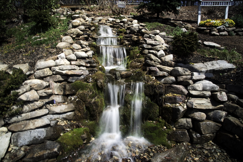 georgia, falling water, solid, scenics, rock - Object, architecture, flowing, cascade, lapse, time, public domain, rock, water, stone wall, blurred motion