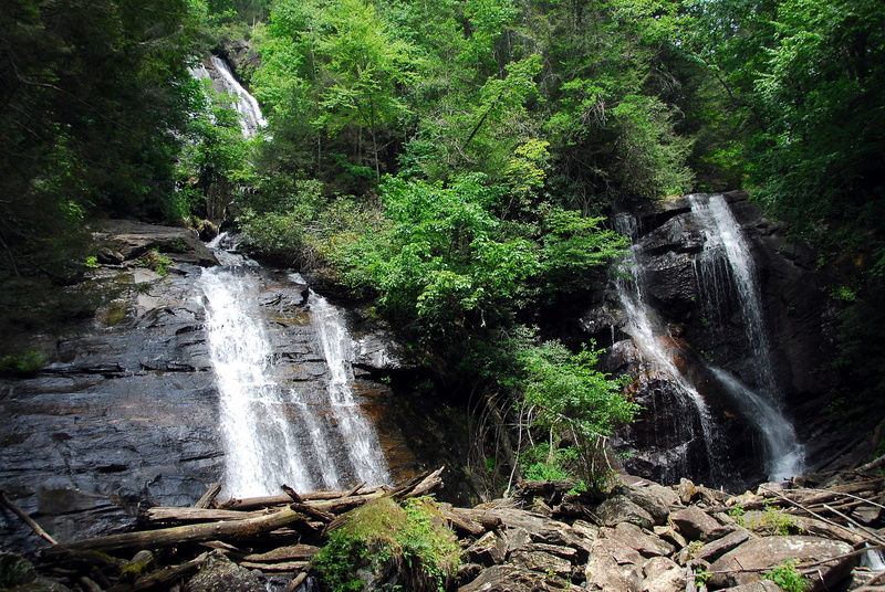 park, refreshing, waterfalls, stone, trees, non-urban scene, green color, splash, flow, scenics - nature, scenic, cascade, waterfall, white, solid, growth