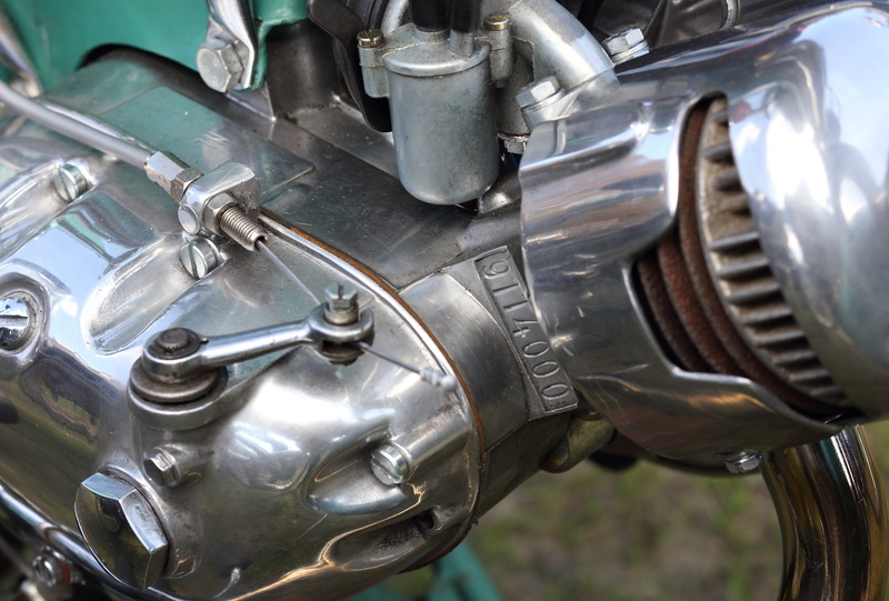 day, land vehicle, car, silver colored, machinery, shiny, chrome, mode of transportation, metal, 1959, motor vehicle, puch, carburetor, woerden, 2-stroke