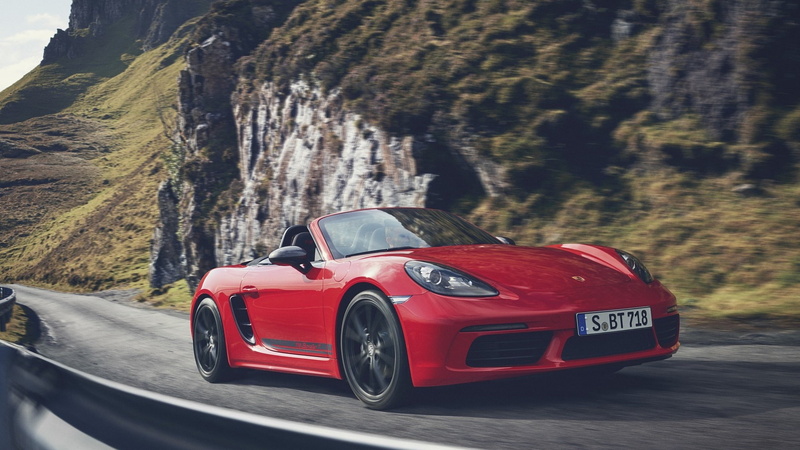 Porsche, Red Car, Sport Car, Car, Vehicle, 1080P, Porsche 718 Boxster GTS
