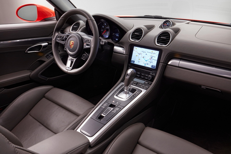 4K, interior, Porsche 718 Boxster S, sports car