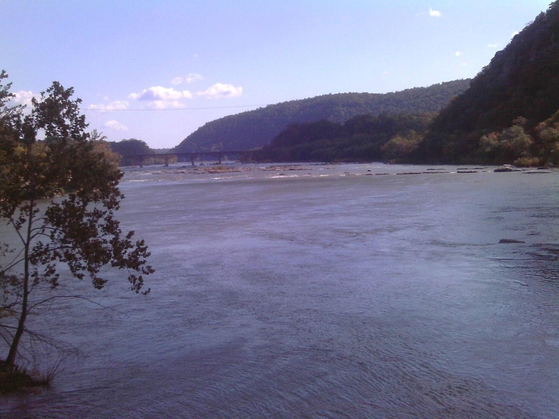 blue, wv, mountains, ferry, harpers, 1080P, 3d and abstract, water