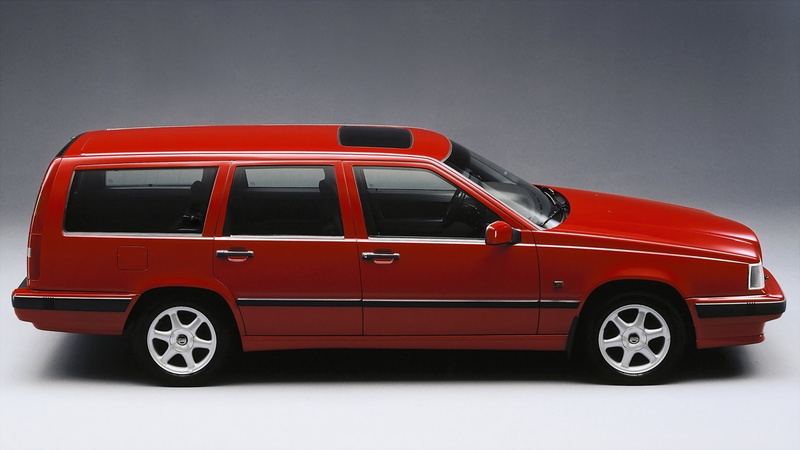 Red Car, Volvo, Volvo 850, 1080P, Kombi