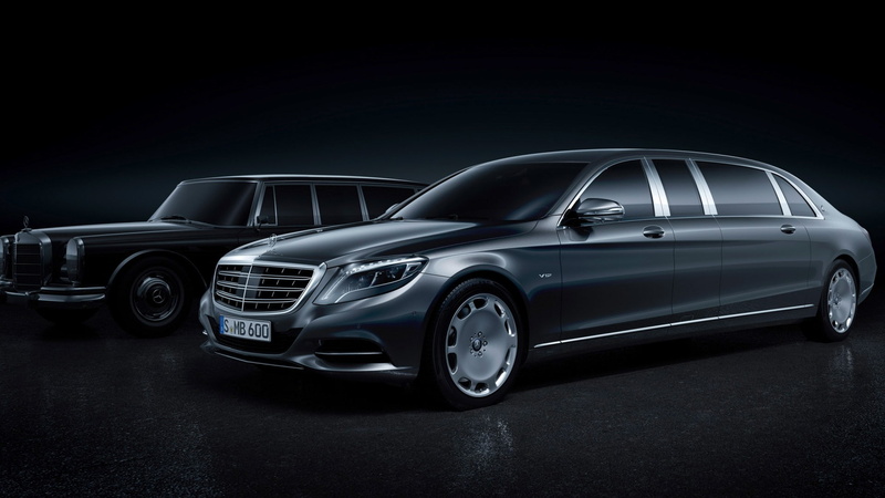 hd, maybach, pullman, 2016, car, 1080P, mercedes