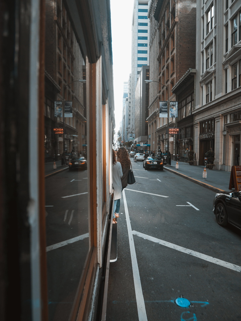 tram, new York City, vehicle, landmark, people, manhattan - New York City, window, cable car, day, business, san francisco, daytime, travel, uSA, city Life