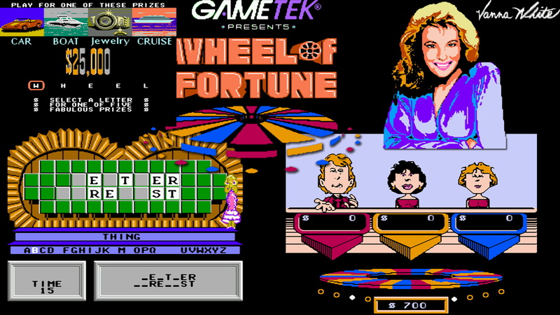 Video Game, 1080P, Wheel of Fortune