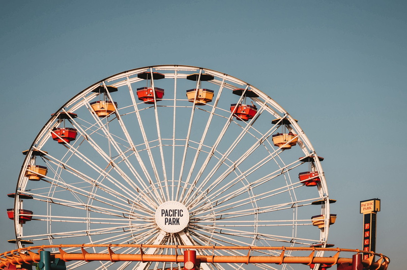 geometric shape, pacific park, game, pacific, park, leisure activity, pier, amusement park ride, background, wheel of fortune, amusement park