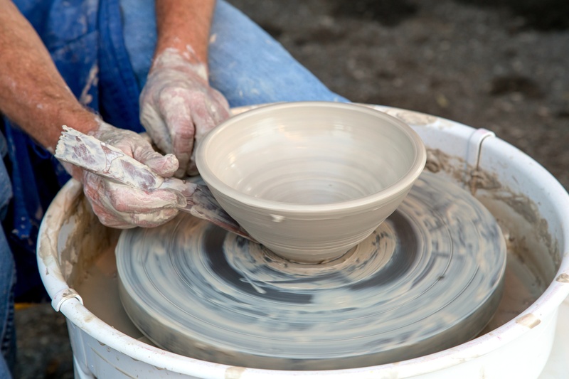 craft, art and craft, pot, art, clay, skill, one person, creation, ceramic, expertise, human Finger, craft Product, vase, dirty, turning, jug, molding A Shape