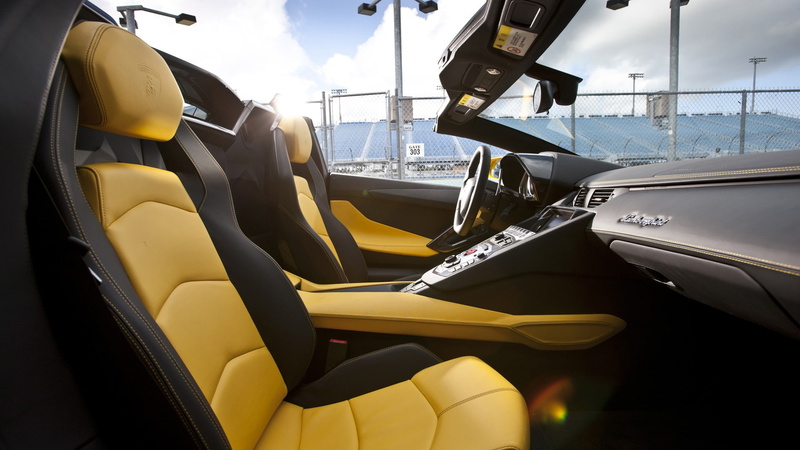 nature, travel, absence, vehicle interiors, motor vehicle, vehicle interior, Lamborghini, cloud - sky, no people, car, sunlight, day, Lamborghini Aventador