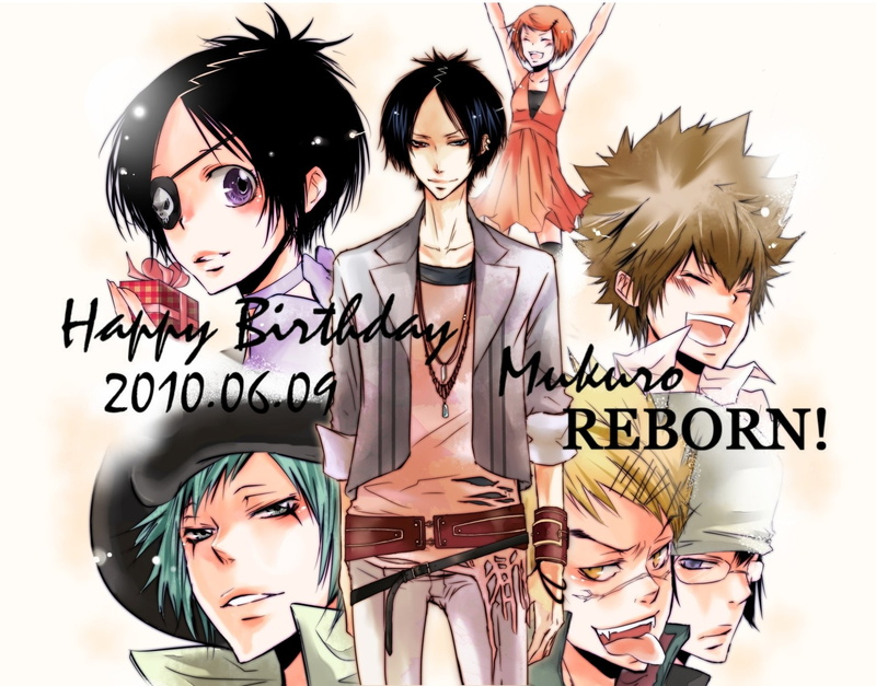 1080P, Chrome Dokuro, Katekyō Hitman Reborn!, Tsunayoshi Sawada, Chikusa Kakimoto, Mukuro Rokudo, Ken Joshima, Fran (Katekyo Hitman Reborn!), Anime, M