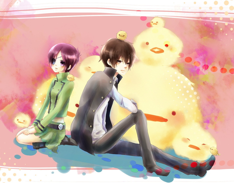 720P, Kyoya Hibari, Katekyō Hitman Reborn!, Anime, Chrome Dokuro