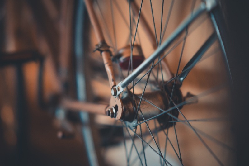 mode of transportation, dry, metal, no people, old school, classic, antique, transportation, iron, vehicle, pedal, transportation system, outdoors, rusty