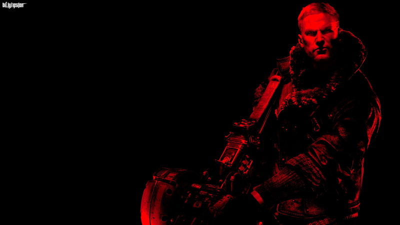 Machine, Black, 1944, B.J. Blazkowicz, Wolfenstein, 1080P, Red, Bethesda, Wolfenstein: The New Order