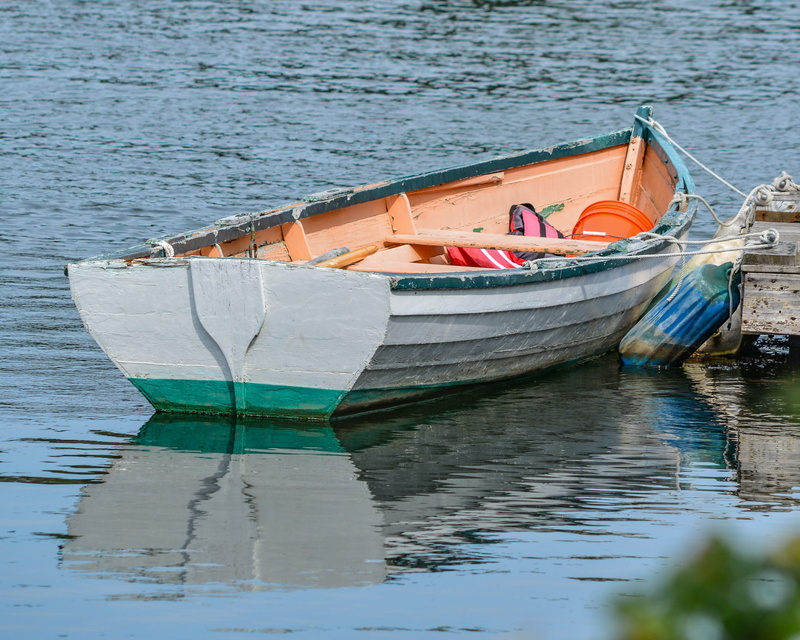rowboat, row boat, nautical vessel, portsmouth, seacoast, boat, coastal, nature, nh, new england, mode of transportation, moored, outdoors, nautical, harbor