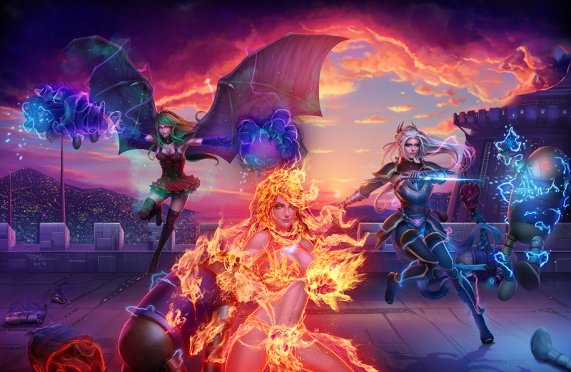 elf, Antalya, art, vampire, 5K, fire, girl, Lana Solaris, the demon, witch, elemental