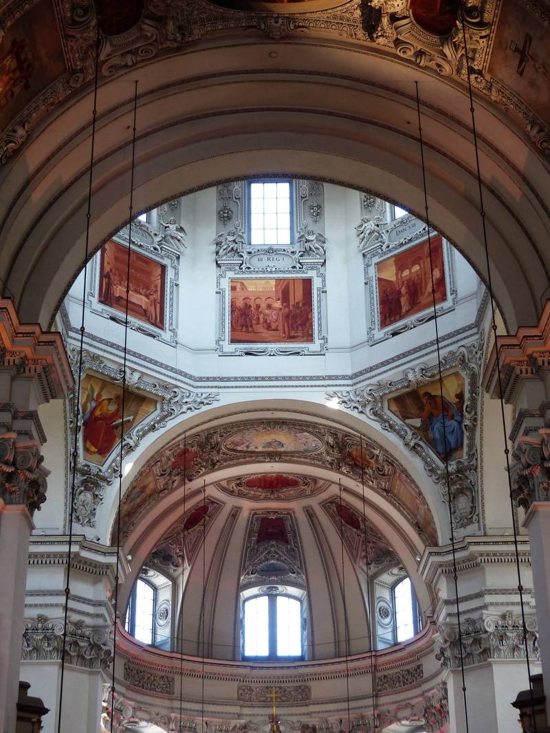 historic centre, donato mascagni, cathedral, austria, Church, no people, stucco work, roman catholic, place of worship, ceiling painting, design, the past
