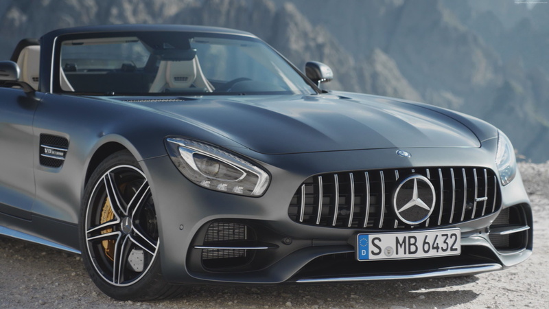 Mercedes-AMG GT C Roadster, 4k, 2018 Cars, 4K