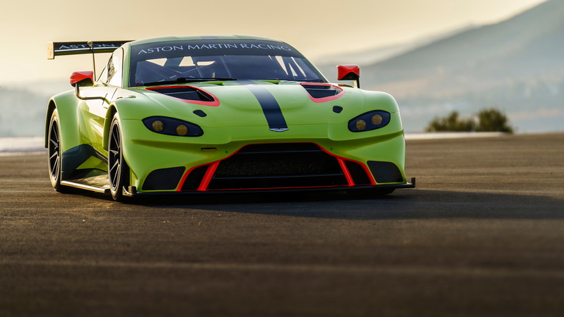 4K, 4K, Aston Martin Vantage GTE, 2018