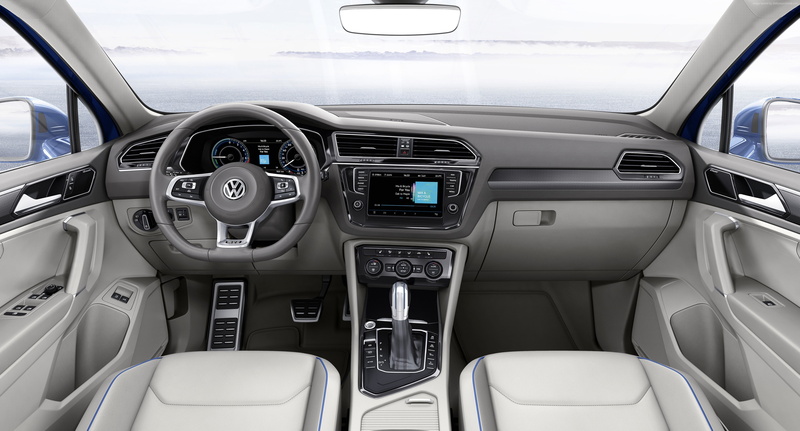 concept, interior, Volkswagen Tiguan GTE, 4K