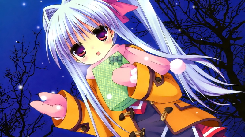 multi colored, day, enjoyment, representation, lighting equipment, low angle view, plant, anime girls, nature, white hair, open mouth, leisure activity