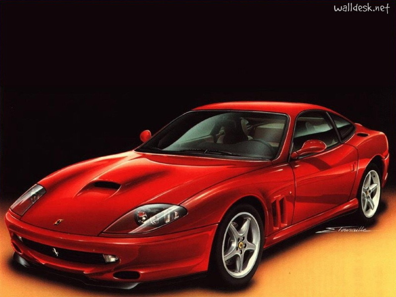 Ferrari, Ferrari 550 Maranello, car, 480P