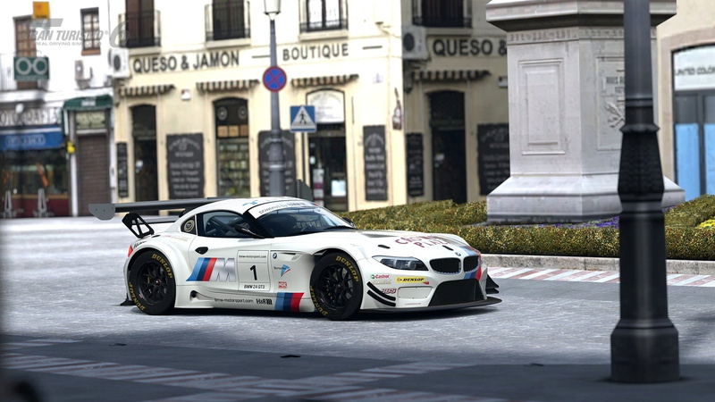 mode of transportation, racecar, transportation, outdoors, road, architecture, 1080P, land vehicle, street, car race cars bmw bmw z4 gt3, motor vehicle