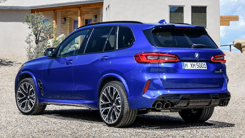 BMW X5 M Competition, Mid-Size Car, BMW, Blue Car, Car, 1080P, Luxury Car, SUV