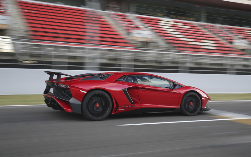 lamborghini, lp 750-4, 4K, aventador backgrounds, download 3840x2400 lamborghini, side view
