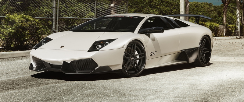 parking, transportation, city, retro styled, car, road, wheel, Lamborghini Murcielago LP 670 4 SV, land vehicle, plant, 2K, supercars, no people, stationary