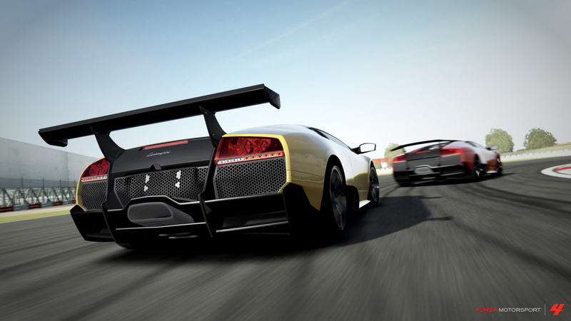 720P, Lamborghini Murcielago, video games, race tracks, Forza Motorsport, Forza Motorsport 4