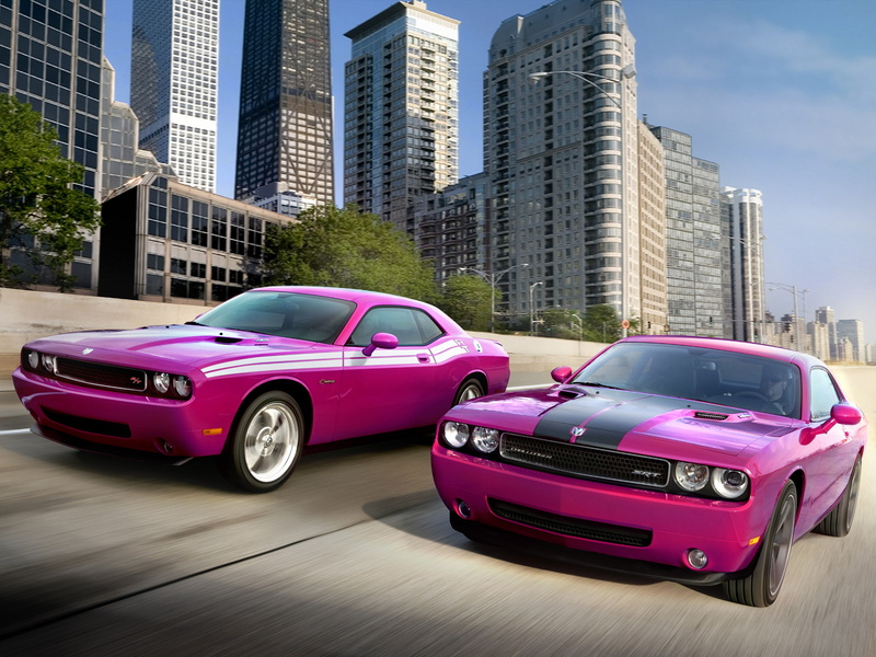 r t, furious, dodge, fuchsia, srt, muscle, 2010, challenger, 1080P