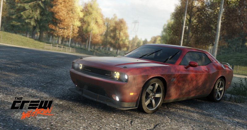 focus on foreground, The Crew, road, Dodge Challenger, plant, travel, red, outdoors, 4K, The Crew Wild Run, mode of transportation, transportation, city