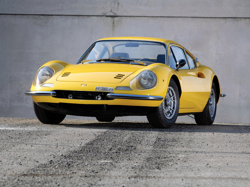 classic, ferrari, supercar, 1968, 206, dino, g t, supercars, 1080P