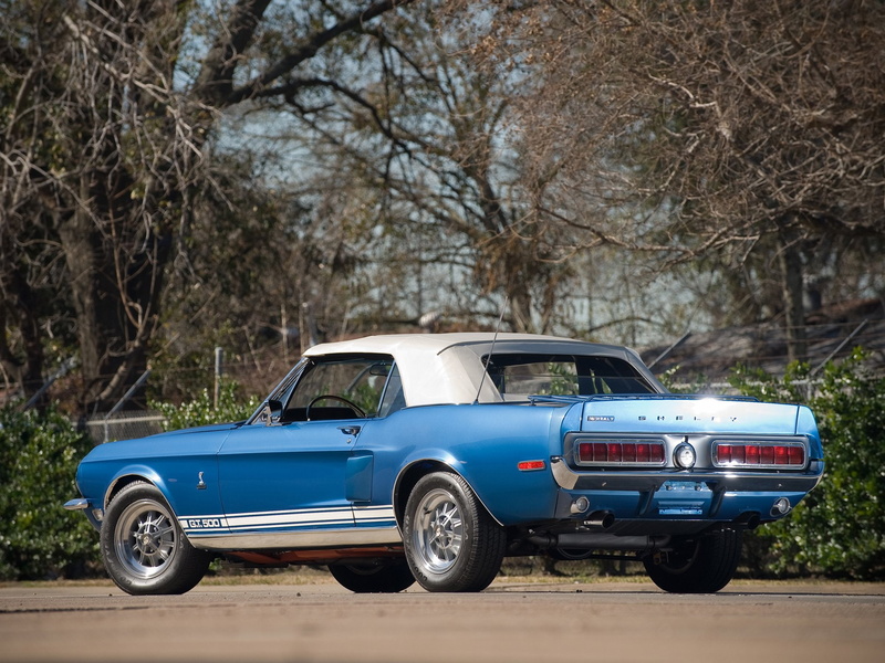 classic, muscle, 1080P, 1968, mustang, convertible, gt500, ford, shelby, g-t