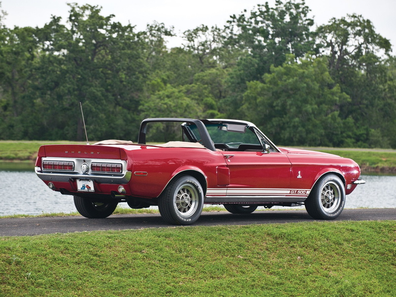 convertible, g-t, ford, shelby, muscle, 1080P, classic, gt500, 1968, mustang