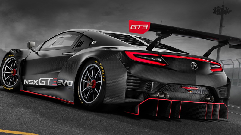 supercar, 2019 Cars, Acura NSX GT3 Evo, 4K, 4K